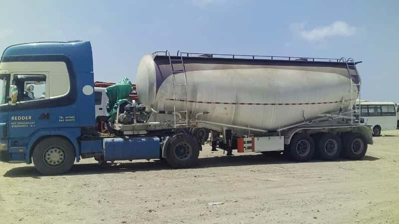 Cement Trailer to Ethiopia