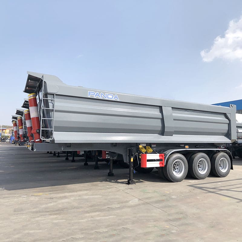 50 Ton Tipper Trailers Will Transport to Ethiopia
