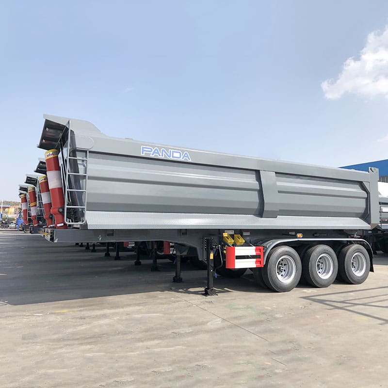 30 CBM Tipper Semi Trailer Will Transport to Namibia