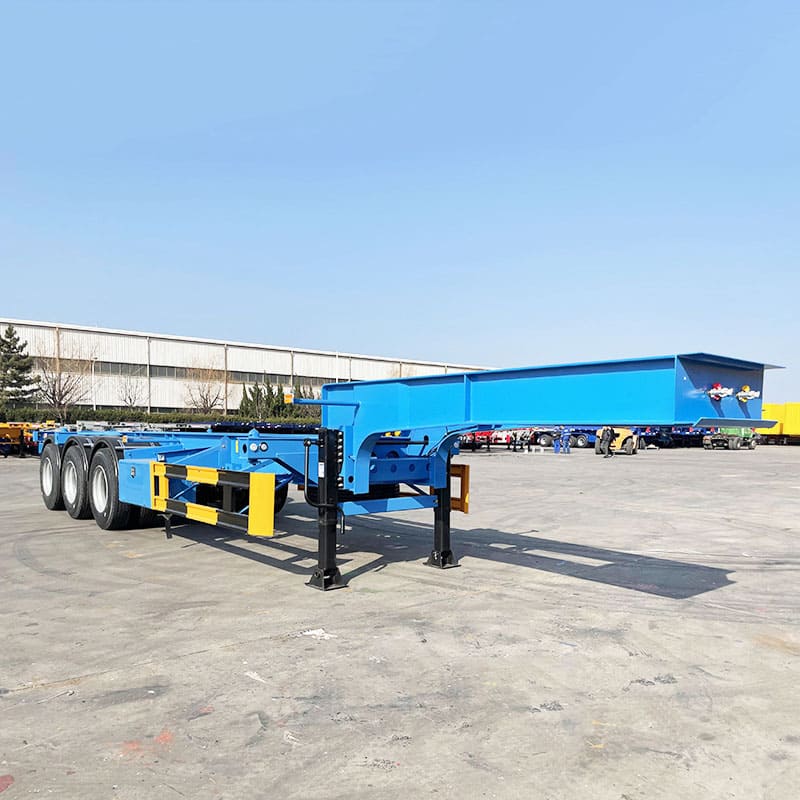 3 Axle ISO Tank Chassis Trailer Will Transport Philippines