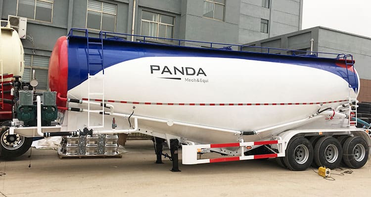 Pneumatic Dry Bulk Tanker Trailer Parts and Dimension Length