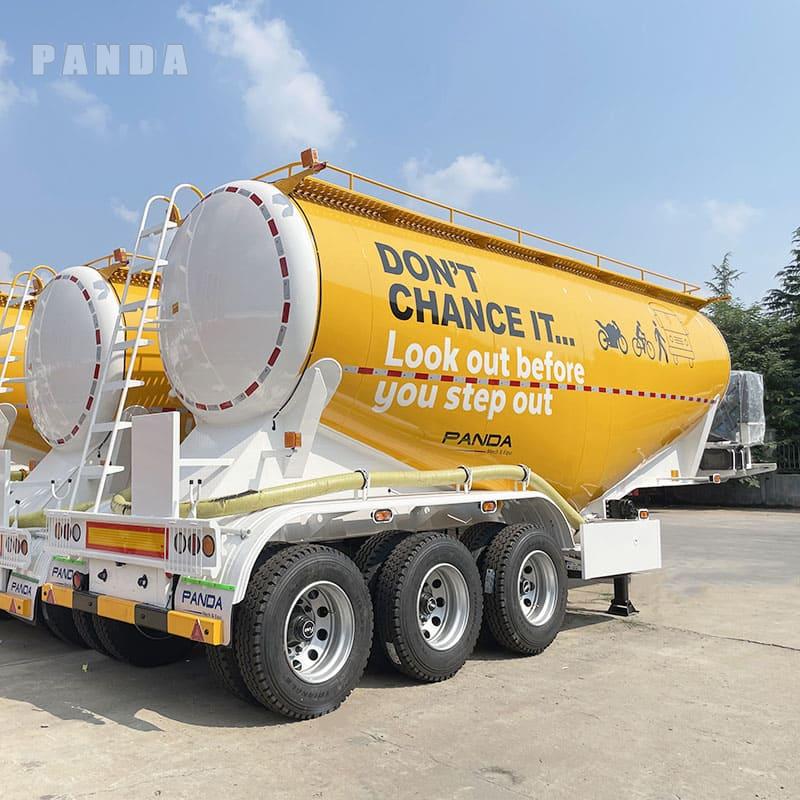 3 Axle 40 Ton Bulk Cement Trailer