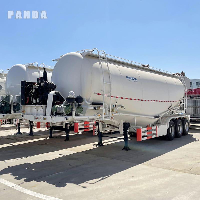 3 Axle 60 Ton Cement Truck Trailer