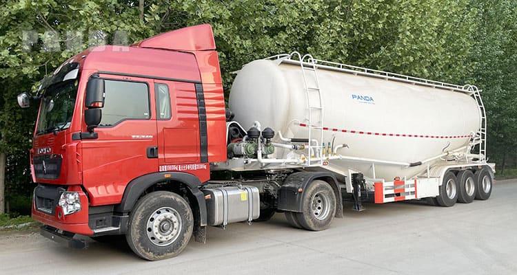 3 Axle 60 Ton Cement Bulk Tanker for sale