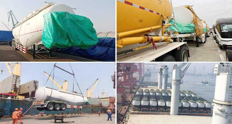cement bulker tanker trailer transport