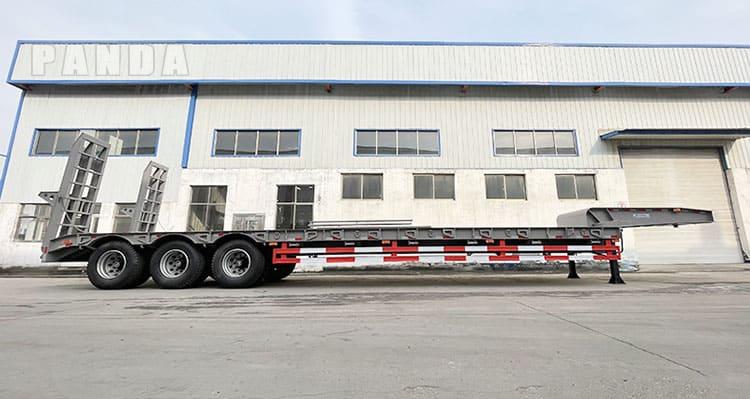 3 axle 60t low bed trailer for sale