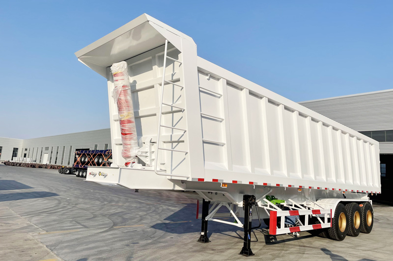 50 ton semi tipper trailer will ship to cote d 'ivoire