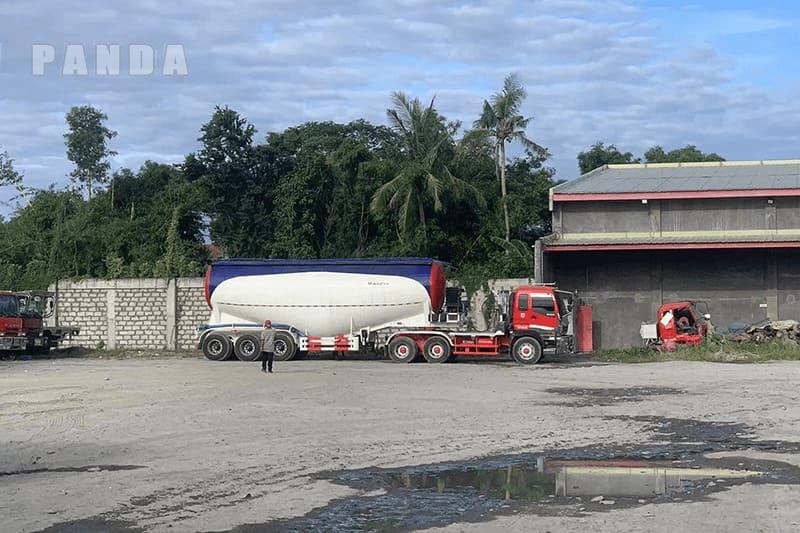 55 Ton Cement Bulk Carrier Trailer Shipping to Philippines
