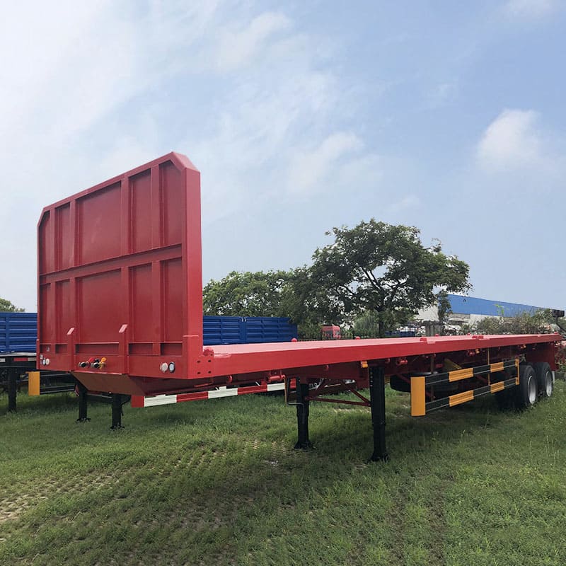 2 Axles 40Ft Flatbed Trailer Will Transport to Malawi