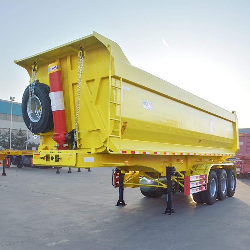 60 Ton Semi Tipper Trailer Will Transport to Tanzania