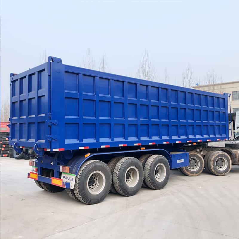 3 Axle Tractor Tipper Trailer Will Transport to Qatar