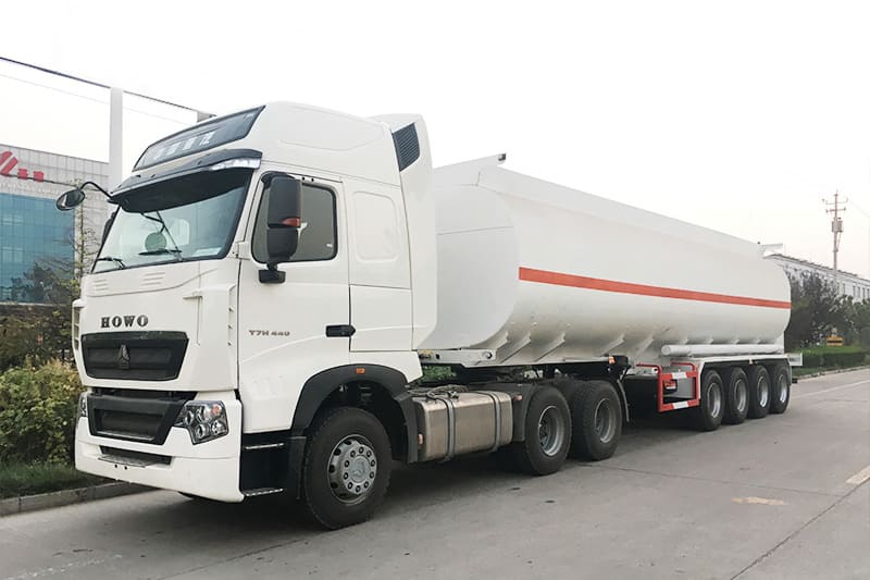 4 Axle Fuel Tank Trailer Will Transport to Eritrea