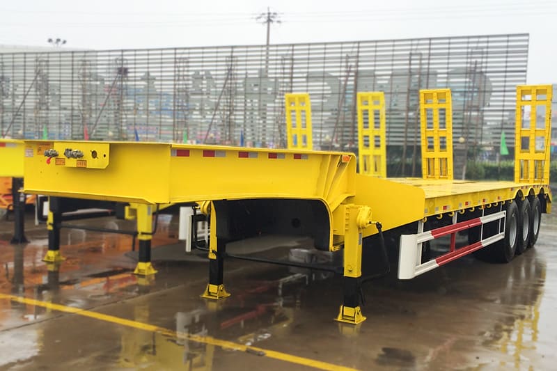 3 Axle Lowbed Trailer Will Transport to Djibouti